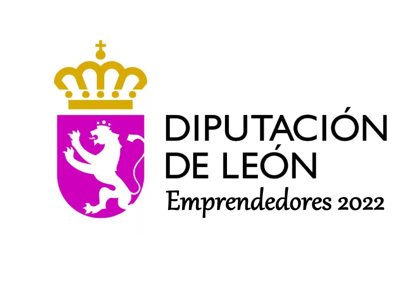 Logo Diputación de León - Emprendedores 2022
